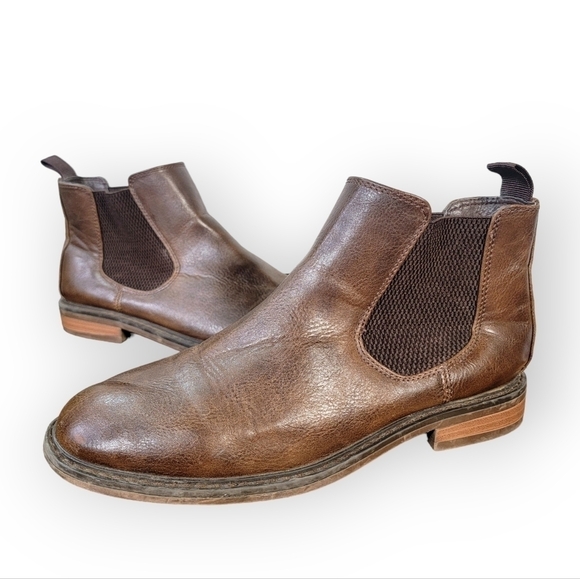 Ashford Hayes Porter Brown Chelsea Boots Slip on Size 4 - Picture 12 of 12